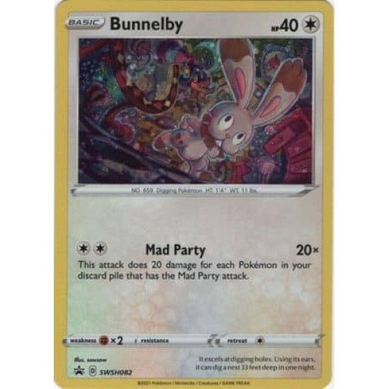 Pokemon Karte Promo Holo Bunnelby