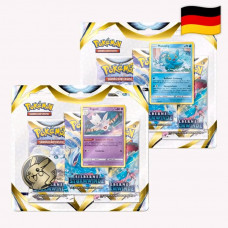 Live-Break 02.04.2023 - Pokemon Silberne Sturmwinde 3 Pack Blister Deutsch
