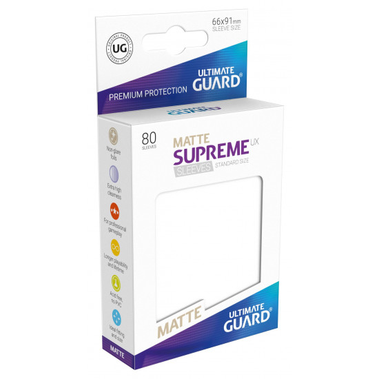 Ultimate Guard - Weiß - Small/Jap 60 Sleeves Ultimate Guard - Weiß - Small/Jap 60 Sleeves