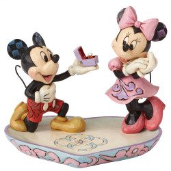 A Magical Moment (Mickey Proposing to Minnie Mouse Figurine) A Magical Moment (Mickey Proposing to Minnie Mouse Figurine)
