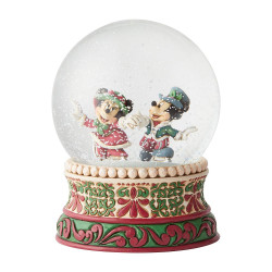 Victorian Mickey and Minnie Mouse Waterball Victorian Mickey and Minnie Mouse Waterball