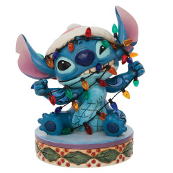 Stitch Wrapped in Lights Figurine Stitch Wrapped in Lights Figurine