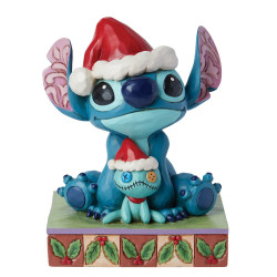 Santa Stitch with Scrump Figurine Santa Stitch with Scrump Figurine