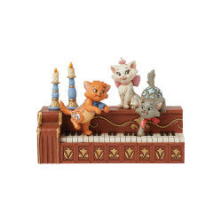Paws at Play (Aristocats Kittens on Piano Figurine)