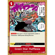 One Piece Card Game - [OP01-028] Green Star Rafflesia Common Einzelkarte Englisch