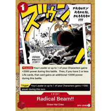 One Piece Card Game - [OP01-029] Radical Beam!! Uncommon Einzelkarte Englisch