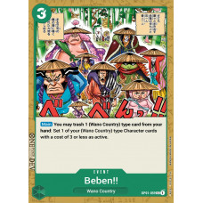 One Piece Card Game - [OP01-059] Beben!! Common Einzelkarte Englisch
