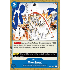 One Piece Card Game - [OP01-086] Overheat Rare Einzelkarte Englisch
