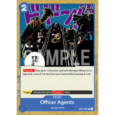One Piece Card Game - [OP01-087] Officer Agents Common Einzelkarte Englisch
