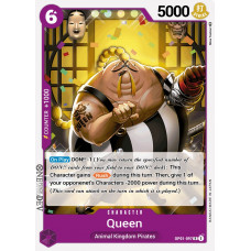 One Piece Card Game - [OP01-097] Queen Rare Einzelkarte Englisch