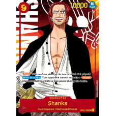 One Piece Card Game - [OP01-120] Shanks Secret Rare Alt-Art Einzelkarte Englisch