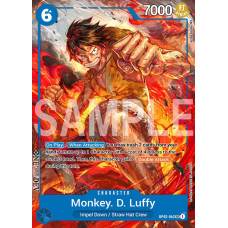 One Piece Card Game - [OP02-062] Monkey. D. Luffy Super Rare Alt-Art Einzelkarte Englisch