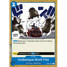 One Piece Card Game - [OP02-067] Arabesque Brick Fist Uncommon Einzelkarte Englisch