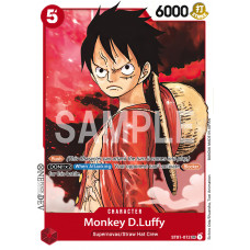One Piece Card Game - [ST01-012] Monkey D. Luffy Super Rare Einzelkarte Englisch