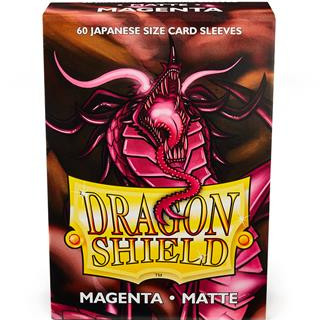 Dragonshield 60 Dual Matte Sleeves Magenta