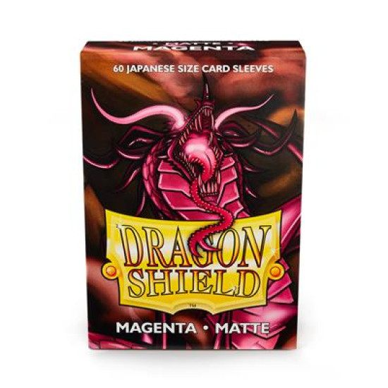 Dragonshield 60 Dual Matte Sleeves Magenta