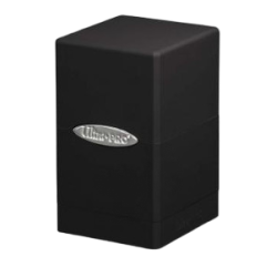 Ultra Pro Satin Tower Deck Box Schwarz Ultra Pro Satin Tower Deck Box Schwarz