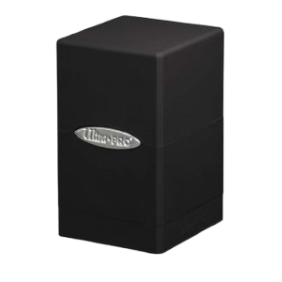 Ultra Pro Satin Tower Deck Box Schwarz Ultra Pro Satin Tower Deck Box Schwarz