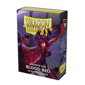 Dragonshield 60 Dual Matte Sleeves Blood Red