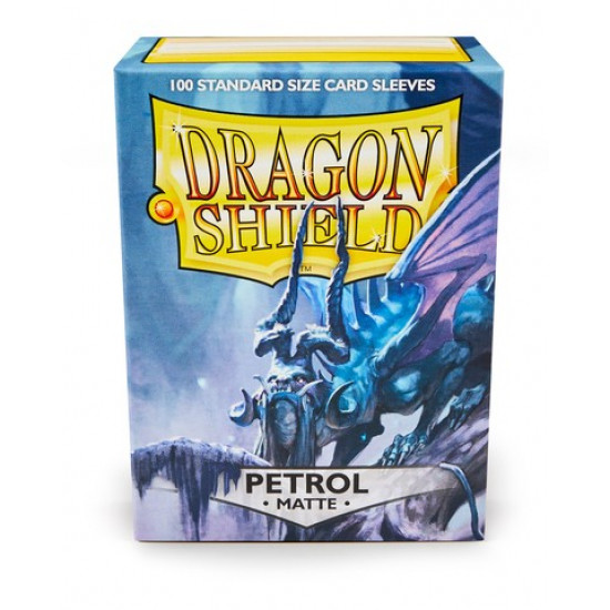Dragon Shield - Matte Petrol - Standard Size 100 Sleeves