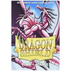 Dragon Shield - Matte Pink - Small/jap. Size - 60 Sleeves