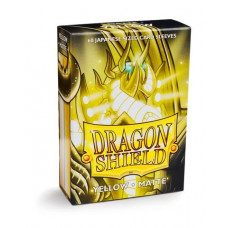 Dragon Shield - Matte Yellow - Small/jap. Size - 60 Sleeves