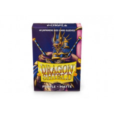 Dragon Shield - Matte Purple - Small/jap. Size - 60 Sleeves