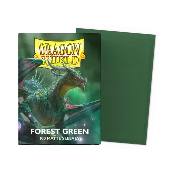 Dragonshield 100 Forest Green - Matte Sleeves