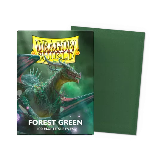 Dragonshield 100 Forest Green - Matte Sleeves