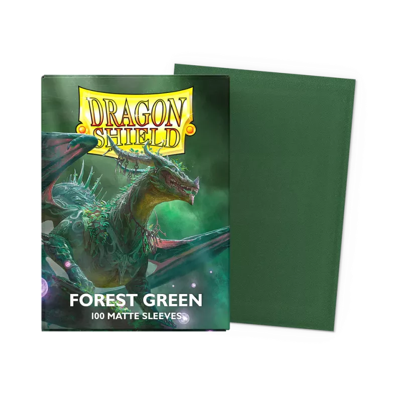 Dragonshield 100 Forest Green - Matte Sleeves