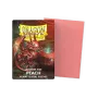 Dragonshield 60 Peach - Matte Dual Sleeves