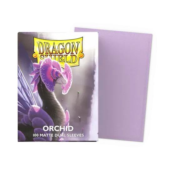 Dragonshield Orchid - Matte Dual Sleeves Standard Size Dragonshield Orchid - Matte Dual Sleeves Standard Size