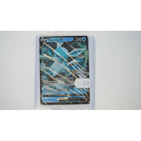 Glaceon V / Glaziola V (EVS-40) STAMP[DE/NM]