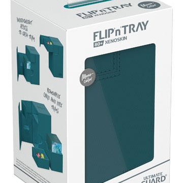 Ultimate Guard Flip`n`Tray 80+ XenoSkin Monocolor Petrolblau Ultimate Guard Flip`n`Tray 80+ XenoSkin Monocolor Petrolblau