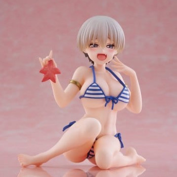 Uzaki-chan Wants to Hang Out! Desktop Cute PVC Figur Hana Uzaki (Swim wear Ver.) 13 cm