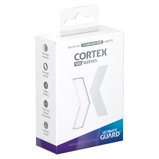 Ultimate Guard Cortex Sleeves Standard Size (100) - White