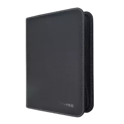 4-Pocket Toploader PRO-Binder mit Reißverschluss Schwarz