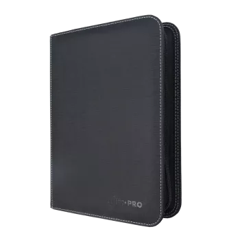 4-Pocket Toploader PRO-Binder mit Reißverschluss Schwarz
