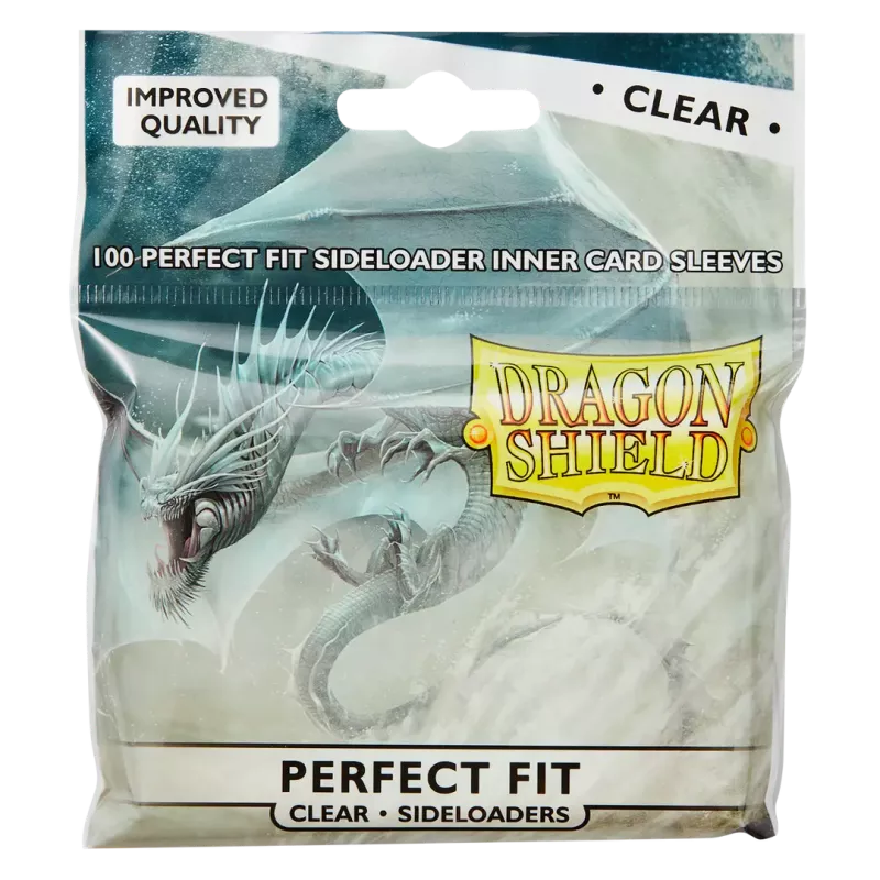 Dragonshield Clear - Sideloading Perfect Fit Sleeves Standard Size