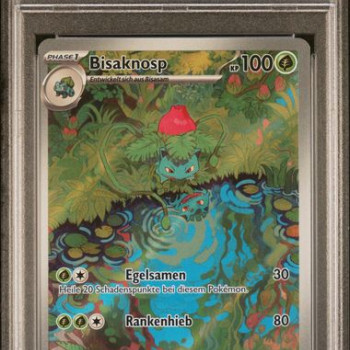 Ivysaur / Bisaknosp (MEW-167) PSA 9[DE/NM]