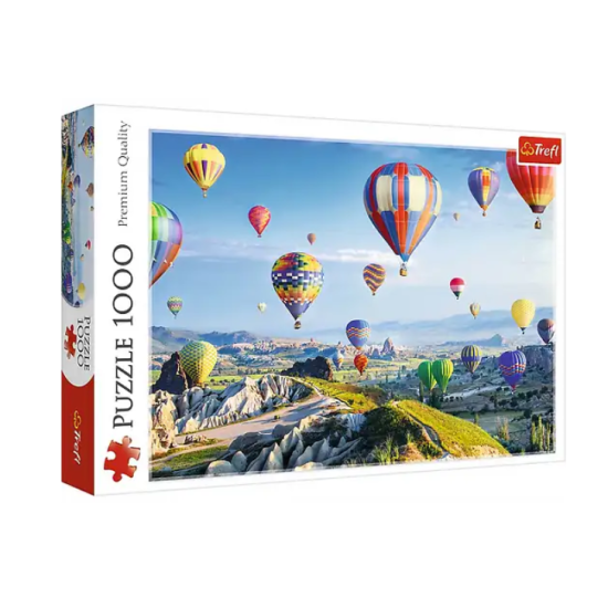 TREFL Puzzle 1000 Teile Ballons über Cappadoci Puzzle