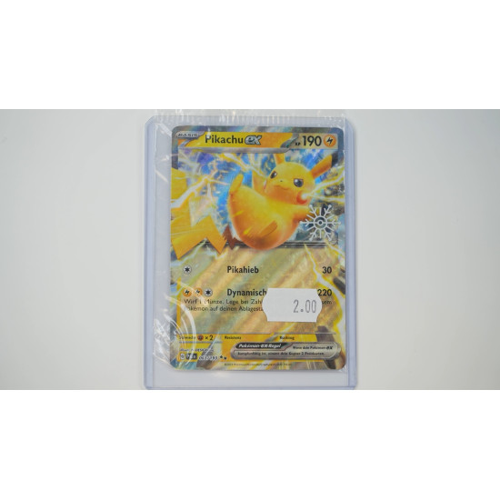 Pikachu ex / Pikachu-ex (PAL-63) STAMP[DE/NM]