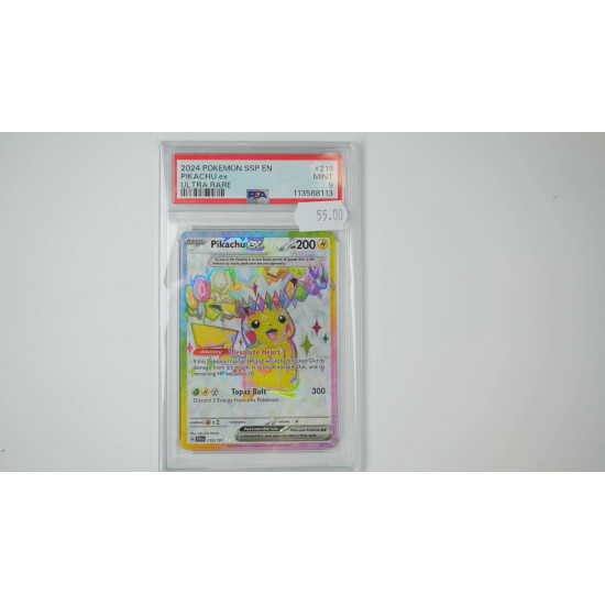 Pikachu ex / Pikachu-ex (SSP-219) PSA 9[EN/MT]