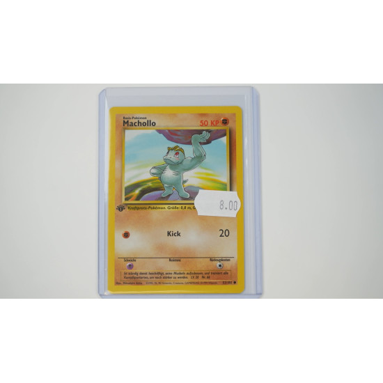 Machop (BS-52) 1ST EDITION[DE/NM]