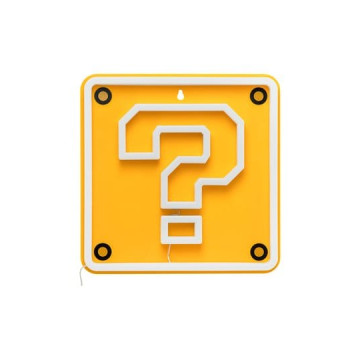 Super Mario LED Neon Wandleuchte Question Block Super Mario LED Neon Wandleuchte Question Block