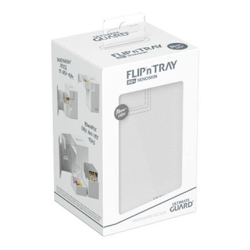 Ultimate Guard Flip`n`Tray 80+ XenoSkin Monocolor Weiß