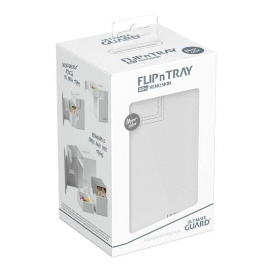 Ultimate Guard Flip`n`Tray 80+ XenoSkin Monocolor Weiß Ultimate Guard Flip`n`Tray 80+ XenoSkin Monocolor Weiß