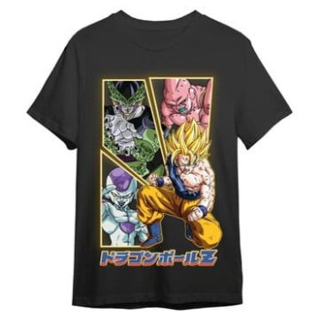 Dragon Ball Z T-Shirt Villains & Goku Schwarz T-Shirts Dragon Ball (M)
