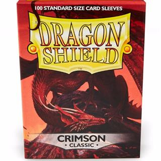 Dragon Shield Standard Sleeves - Crimson (100 Sleeves)