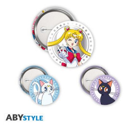 SAILOR MOON - Badge Pack - Sailor Moon, Luna & Artemis SAILOR MOON - Badge Pack - Sailor Moon, Luna & Artemis